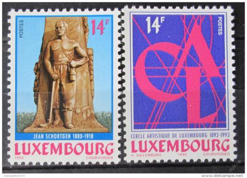 Poštové známky Luxembursko 1993 Výroèí Mi# 1327-28