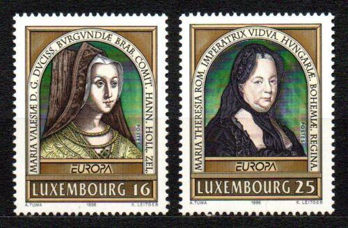 Poštové známky Luxembursko 1996 Európa CEPT, slavné ženy Mi# 1390-91