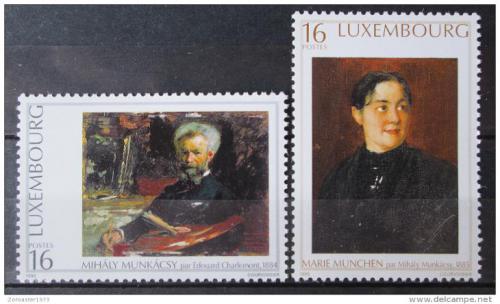 Poštové známky Luxembursko 1996 Umenie Mi# 1396-97