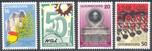 Poštové známky Luxembursko 1998 Výroèí a události Mi# 1442-45 Kat 6€