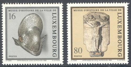 Poštové známky Luxembursko 1998 Muzejní exponáty Mi# 1454-55 Kat 5.80€