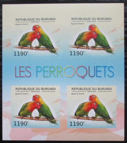 Potov znmky Burundi 2013 Papouk Fischerv neperf. Mi# 2814 B Bogen