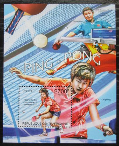 Poštová známka SAR 2011 Stolný tenis Mi# Block 750 Kat 11€