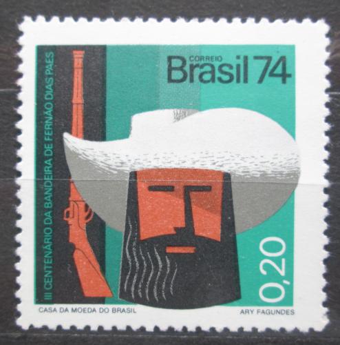 Poštová známka Brazílie 1974 Fernão Dias Paes Mi# 1443