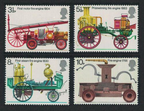 Poštové známky Ve¾ká Británia 1974 Hasièská technika Mi# 646-49