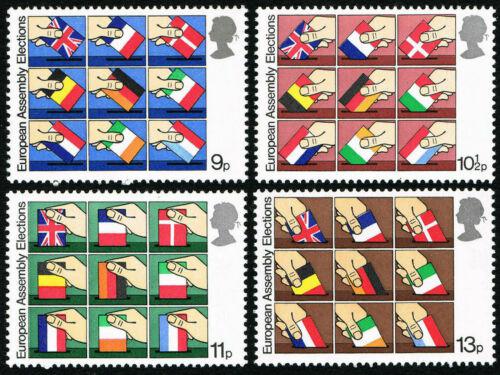 Poštové známky Ve¾ká Británia 1979 Volby do Evropského parlamentu Mi# 789-92