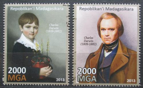 Poštové známky Madagaskar 2013 Charles Darwin Mi# N/N