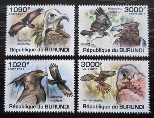 Poštové známky Burundi 2011 Dravci Mi# 2018-21 Kat 9.50€
