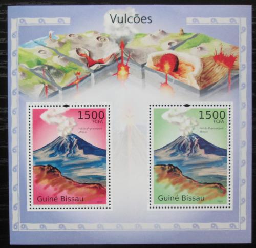 Poštové známky Guinea-Bissau 2010 Støedoamerické sopky Mi# Block 859 Kat 12€