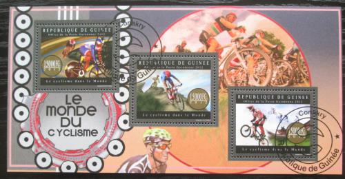 Poštové známky Guinea 2012 Cyklistika Mi# 9507-09 Bogen Kat 18€
