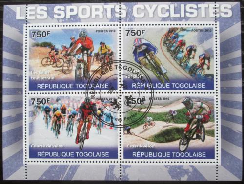 Poštové známky Togo 2010 Cyklistika Mi# 3639-42 Bogen Kat 12€