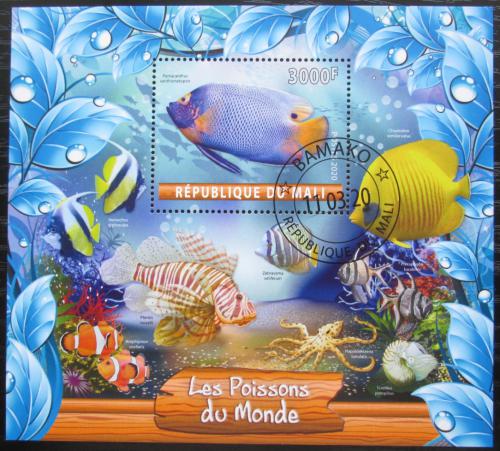 Poštová známka Mali 2020 Ryby Mi# N/N