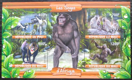 Potov znmky Mali 2020 Opice Mi# N/N