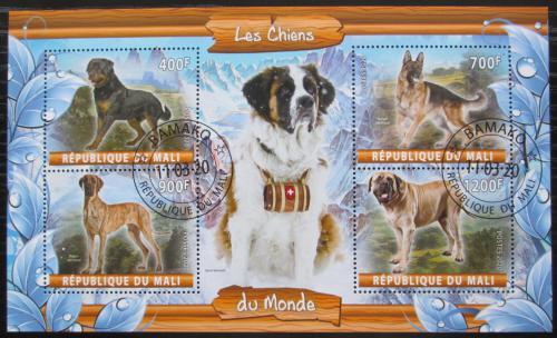 Poštové známky Mali 2020 Psy Mi# N/N