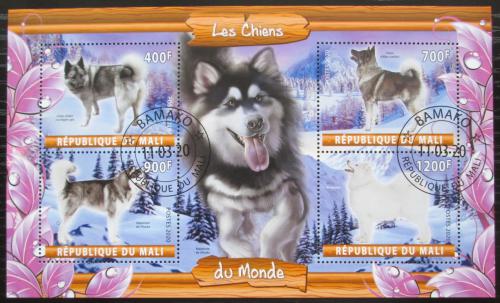 Poštové známky Mali 2020 Psy Mi# N/N