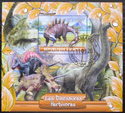 Poštová známka Mali 2020 Dinosaury Mi# N/N