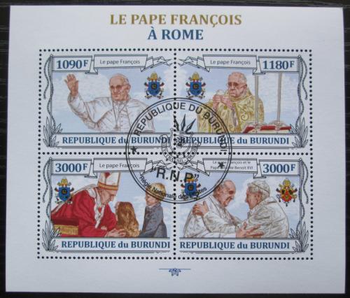 Poštové známky Burundi 2013 Papež František Mi# 3178-81 Kat 10€