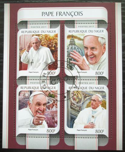 Poštové známky Niger 2017 Papež František Mi# 4925-28 Kat 13€ 