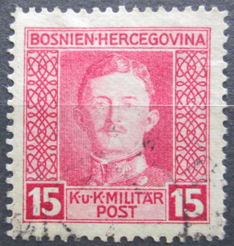 Poštová známka Bosna a Hercegovina 1917 Cisár Karel I. Mi# 129 A