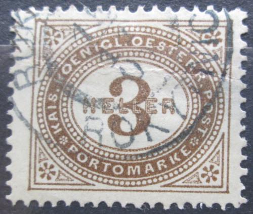 Poštová známka Rakúsko 1900 Doplatná Mi# 24