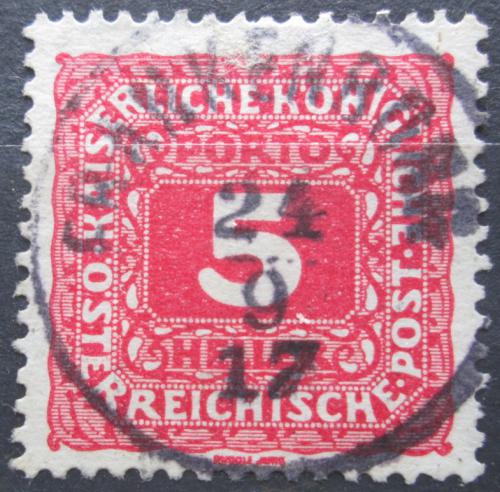 Poštová známka Rakúsko 1916 Doplatná Mi# 47 B