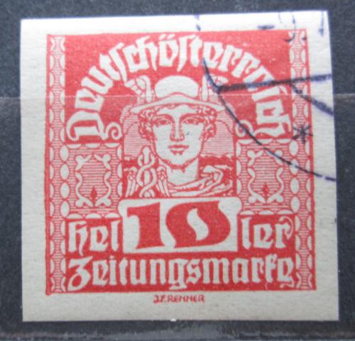 Poštová známka Rakúsko 1920 Merkur, novinová Mi# 299 x