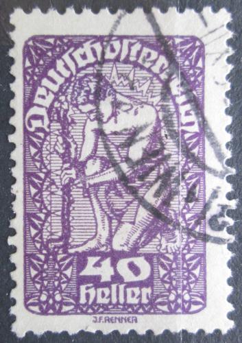 Poštová známka Rakúsko 1919 Alegorie Mi# 268 x