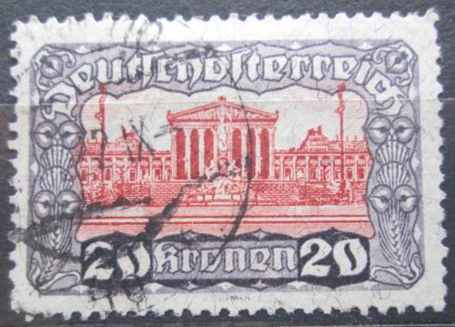 Poštová známka Rakúsko 1919 Budova parlamentu ve Vídni Mi# 291 A 