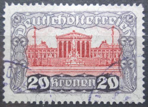 Poštová známka Rakúsko 1919 Budova parlamentu ve Vídni Mi# 291 A 