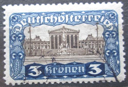 Poštová známka Rakúsko 1919 Budova parlamentu ve Vídni Mi# 286 B Kat 40€