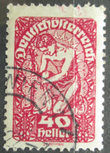 Poštová známka Rakúsko 1920 Alegorie Mi# 269 x