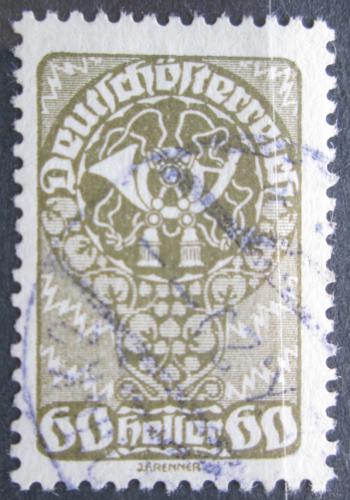 Poštová známka Rakúsko 1920 Poštovní roh Mi# 272 x