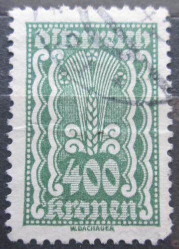 Poštová známka Rakúsko 1922 Alegorie hospodáøství Mi# 386
