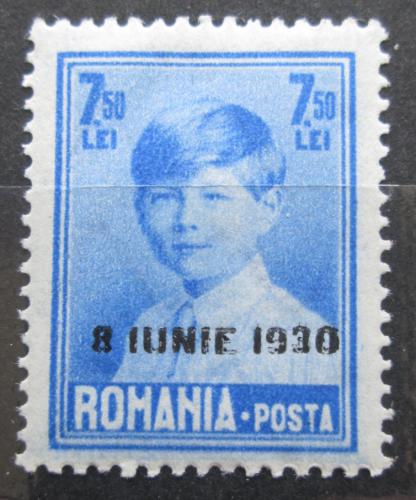 Poštová známka Rumunsko 1930 Krá¾ Michael I. pretlaè Mi# 368 Kat 13€