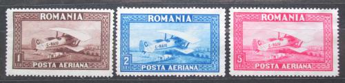 Poštové známky Rumunsko 1928 Lietadla TOP SET Mi# 336-38 Y Kat 40€ 