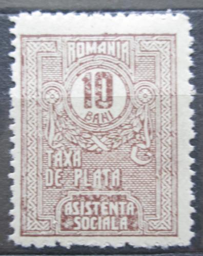 Poštová známka Rumunsko 1924 Doplatná, daòová Mi# 15