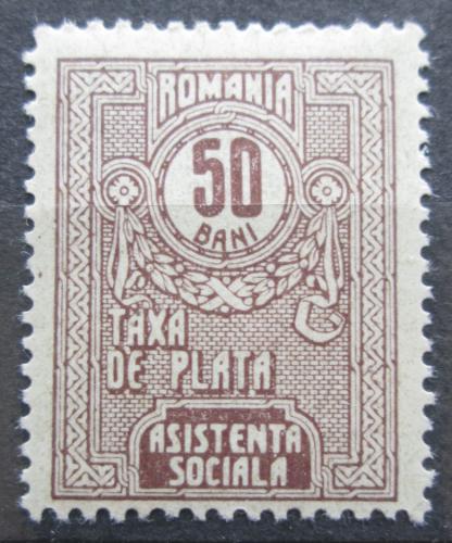 Poštová známka Rumunsko 1924 Doplatná, daòová Mi# 18