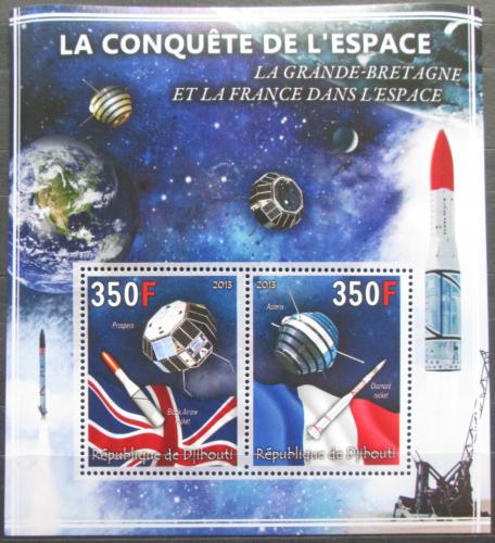 Poštové známky Džibutsko 2013 Prieskum vesmíru Mi# N/N