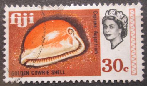 Poštová známka Fidži 1969 Cypraea aurantium Mi# 244