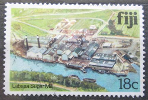 Poštová známka Fidži 1980 Závod na zpracování cukrové tøtiny Mi# 407 I