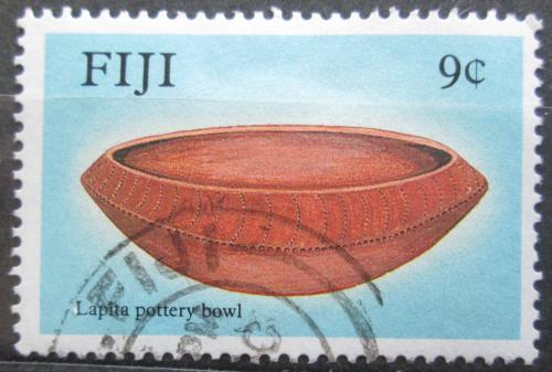 Poštová známka Fidži 1988 Stará keramika Mi# 580