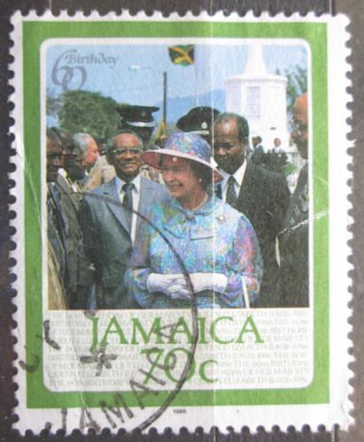 Poštová známka Jamajka 1986 Krá¾ovna Alžbeta II. Mi# 630