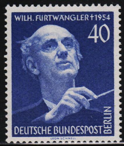 Poštová známka Západný Berlín 1955 Wilhelm Furtwängler, dirigent Mi# 128 Kat 25€