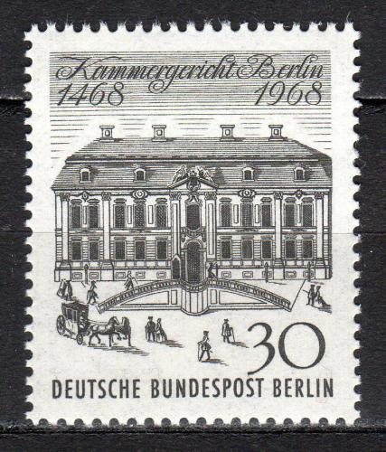 Poštová známka Západný Berlín 1968 Nejvyšší soud Mi# 320