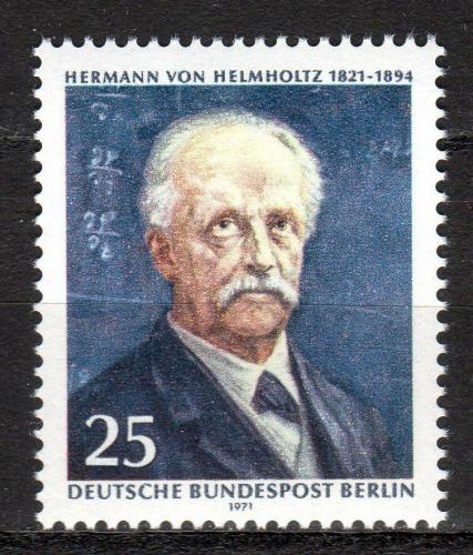 Poštová známka Západný Berlín 1971 Hermann von Helmholtz, chemik Mi# 401