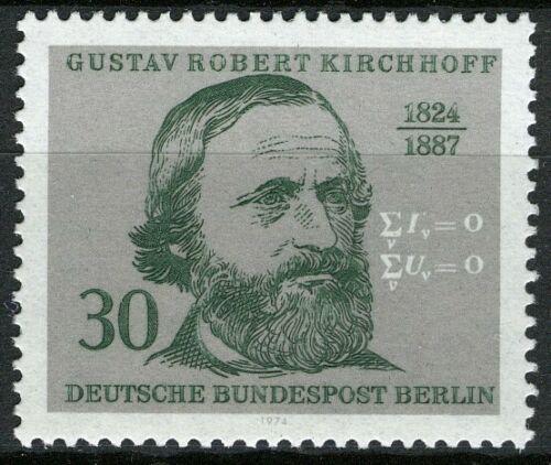 Poštová známka Západný Berlín 1974 Robert Kirchhoff, fyzik Mi# 465