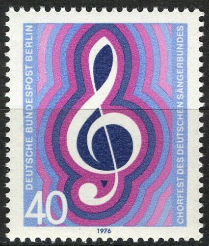 Poštová známka Západný Berlín 1976 Houslový klíè Mi# 522