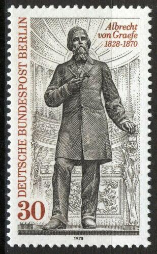 Poštová známka Západný Berlín 1978 Albrecht von Graefe, oèní lékaø Mi# 569