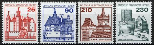 Poštové známky Západný Berlín 1978-79 Hrady a zámky Mi# 587-90 Kat 7€