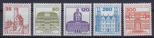 Poštové známky Západný Berlín 1982 Zámky Mi# 673-77 Kat 11€